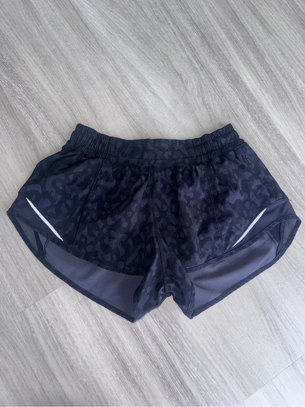 lululemon athletica Black Cheetah Running Shorts